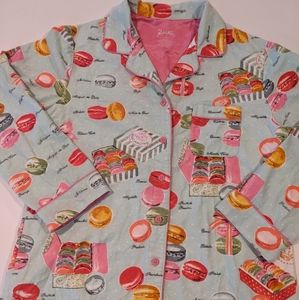 Nick & Nora Sz M Macarons P.J. Top